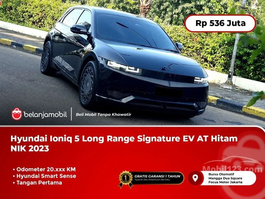 Jual Mobil Hyundai IONIQ 5 2023 Signature Long Range di DKI Jakarta Automatic SUV Hitam Rp 536.000.000