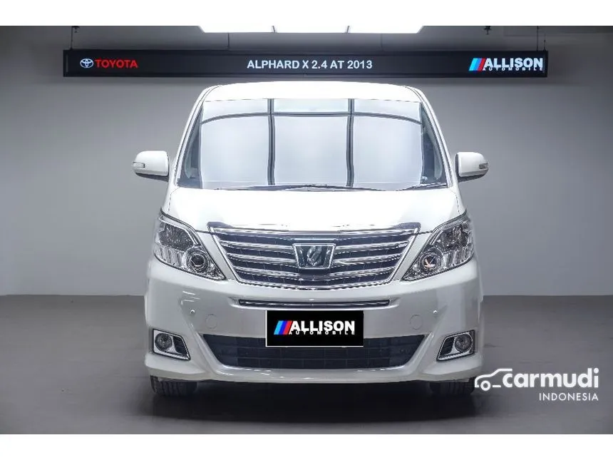 Jual Mobil Toyota Alphard 2013 X 2.4 di DKI Jakarta Automatic MPV Putih Rp 209.000.000