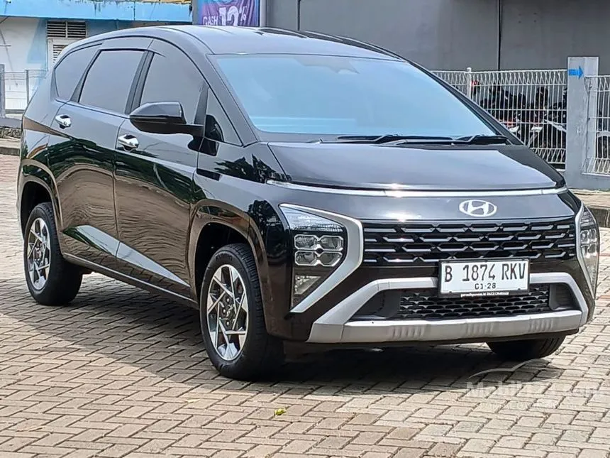 Jual Mobil Hyundai Stargazer 2022 Prime 1.5 di Banten Automatic Wagon Hitam Rp 209.000.000