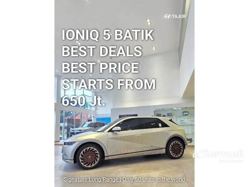 Jual Mobil Hyundai IONIQ 5 2024 Batik Edition di DKI Jakarta Automatic SUV Lainnya Rp 650.000.000