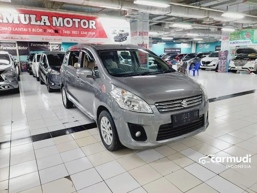 Jual Mobil Suzuki Ertiga 2015 GL 1.4 di Jawa Timur Automatic MPV Abu