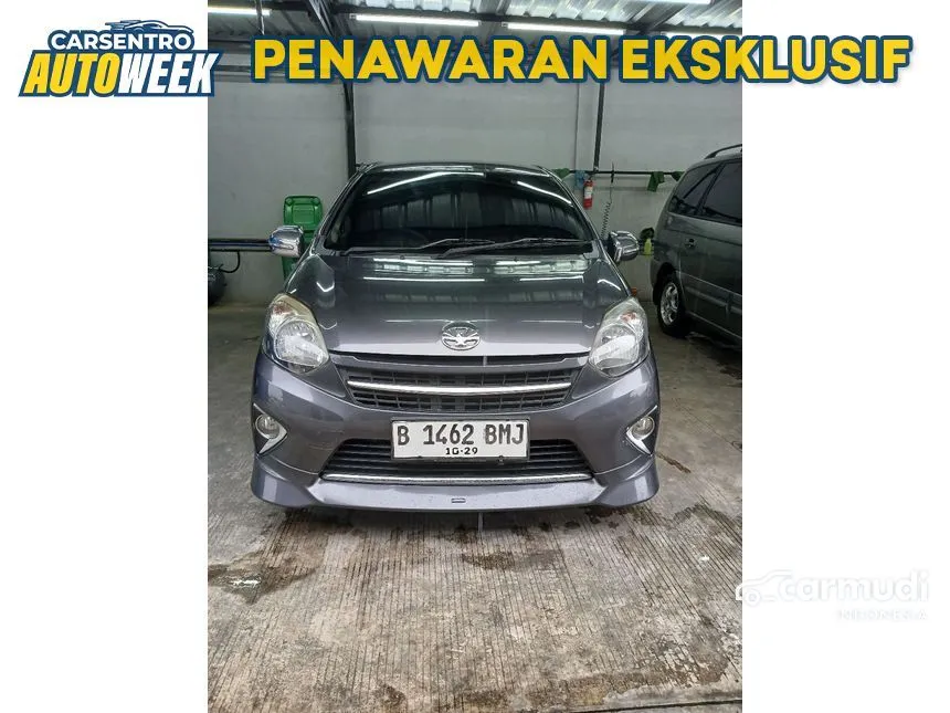 Jual Mobil Toyota Agya 2016 G 1.0 di Jawa Barat Automatic Hatchback Abu