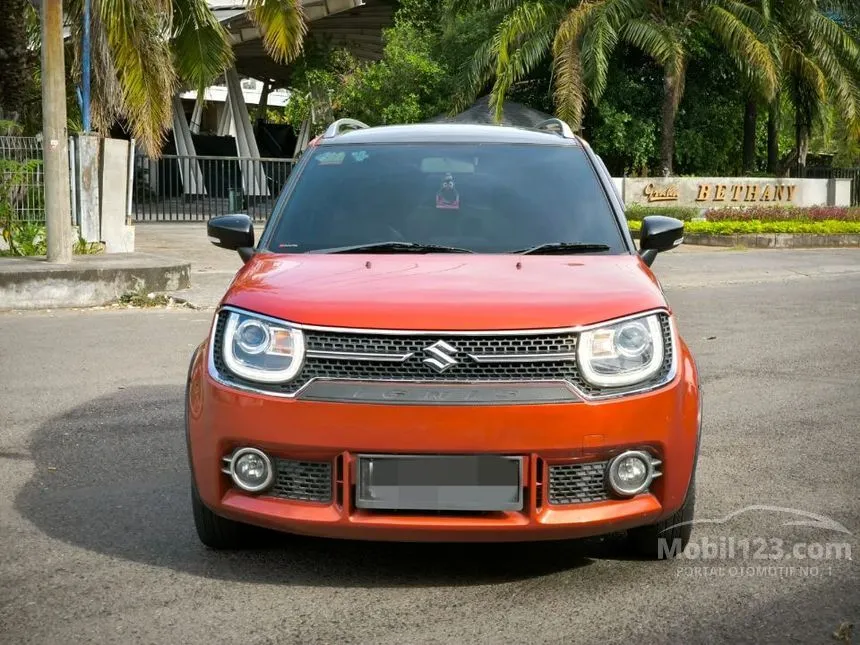 Jual Mobil Suzuki Ignis 2017 GX 1.2 di Jawa Timur Automatic Hatchback Orange Rp 125.000.003