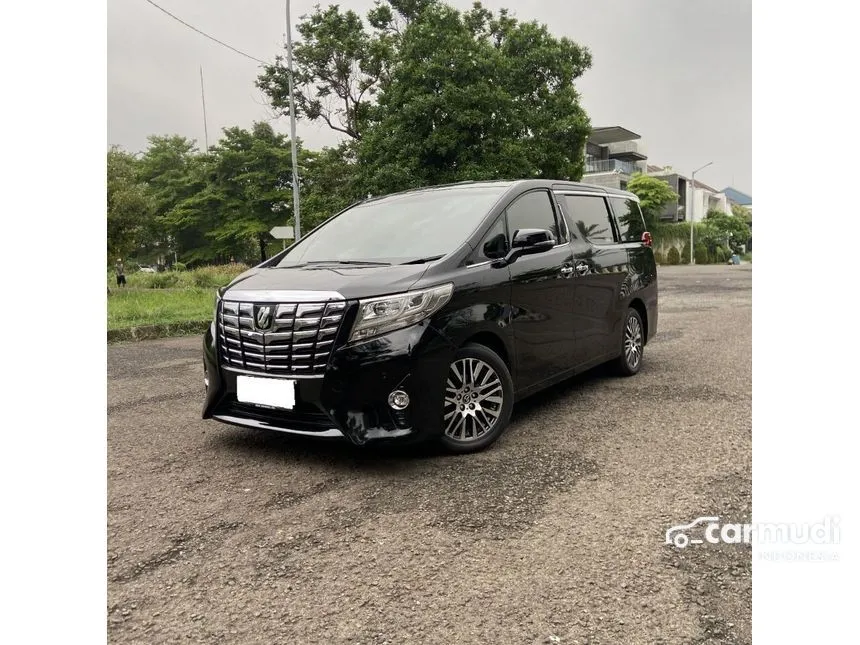 Jual Mobil Toyota Alphard 2016 G 2.5 di DKI Jakarta Automatic Van Wagon Hitam Rp 675.000.000