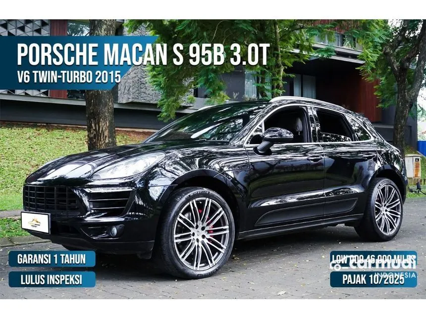 Jual Mobil Porsche Macan 2015 S 3.0 di Banten Automatic SUV Hitam Rp 685.000.000