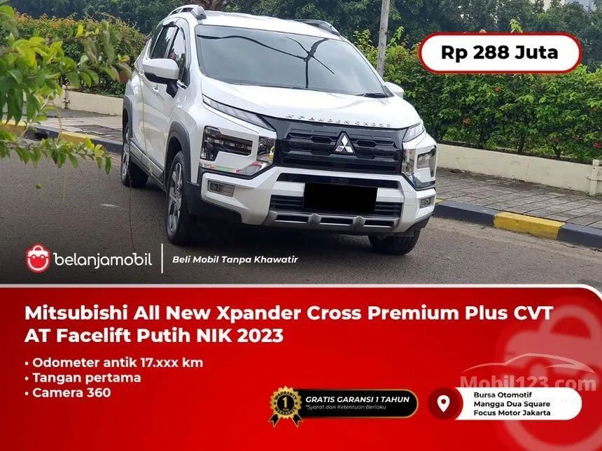 Jual Mobil Mitsubishi Xpander Cross 2023 Premium 1.5 di DKI Jakarta Automatic MPV Putih Rp 288.000.000