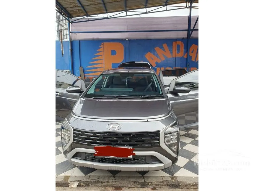 Jual Mobil Hyundai Stargazer 2023 Prime 1.5 di Jawa Barat Automatic MPV Abu