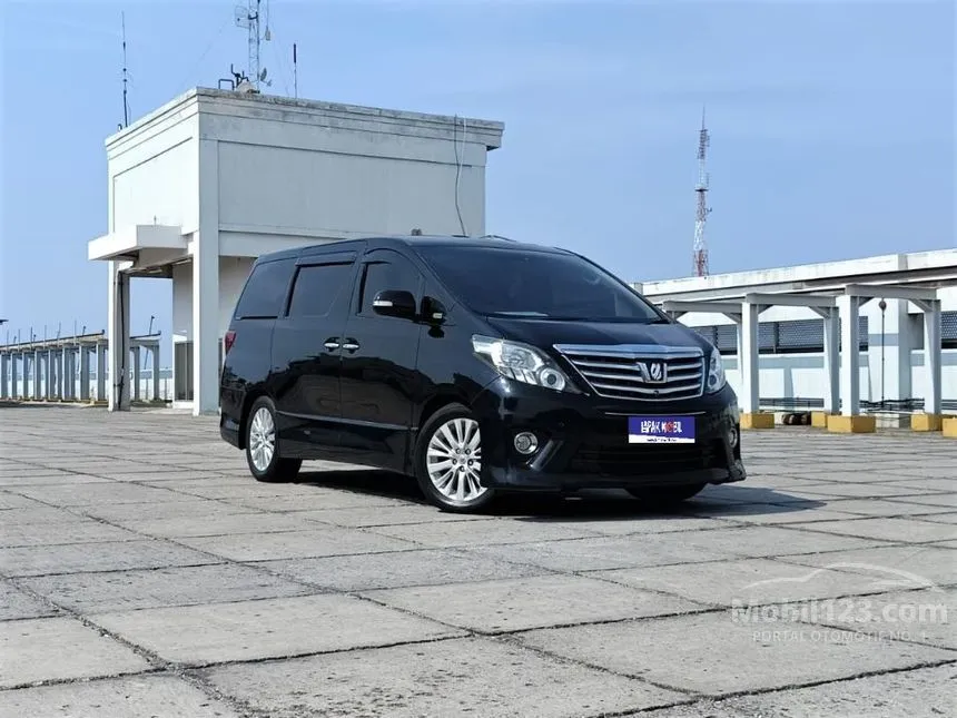 Jual Mobil Toyota Alphard 2012 SC 2.4 di DKI Jakarta Automatic MPV Hitam Rp 278.000.000