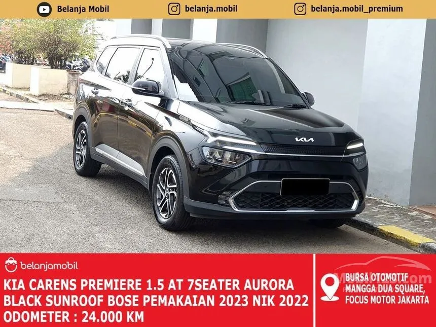 Jual Mobil KIA Carens 2022 Premiere 1.5 di DKI Jakarta Automatic MPV Hitam Rp 325.000.000