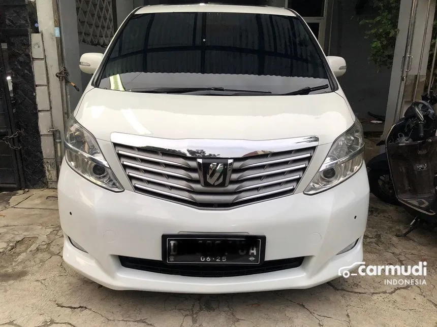 Jual Mobil Toyota Alphard 2012 SC 2.4 di DKI Jakarta Automatic MPV Putih Rp 305.000.000