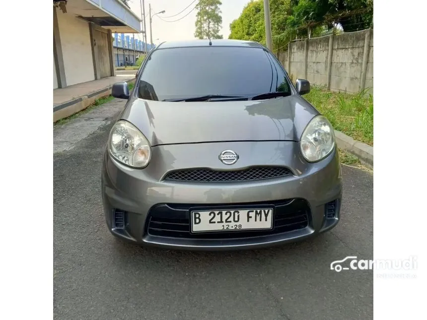 Jual Mobil Nissan March 2012 XS 1.2 di Jawa Barat Automatic Hatchback Abu