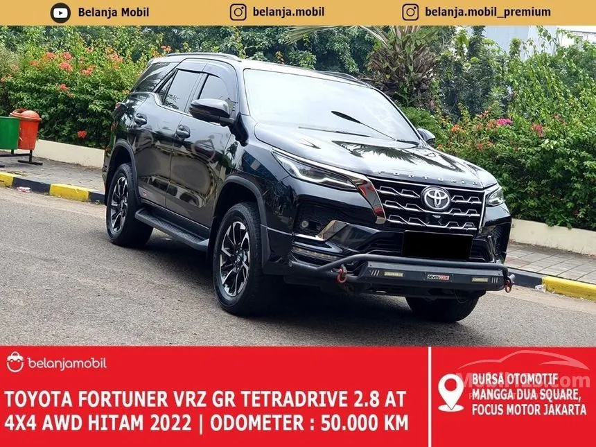 Jual Mobil Toyota Fortuner 2022 VRZ 2.8 di DKI Jakarta Automatic SUV Hitam Rp 540.000.000