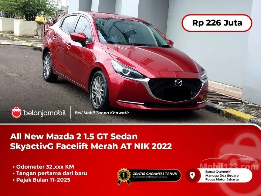 Jual Mobil Mazda 2 2022 1.5 di DKI Jakarta Automatic Sedan Merah Rp 226.000.000