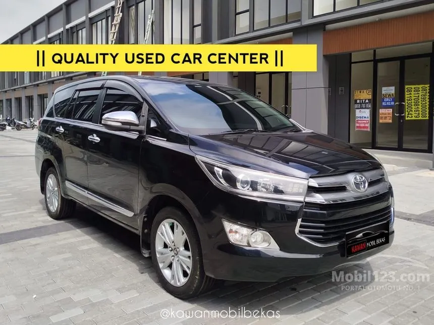 Jual Mobil Toyota Kijang Innova 2016 Q 2.4 di DKI Jakarta Automatic MPV Hitam Rp 329.000.000