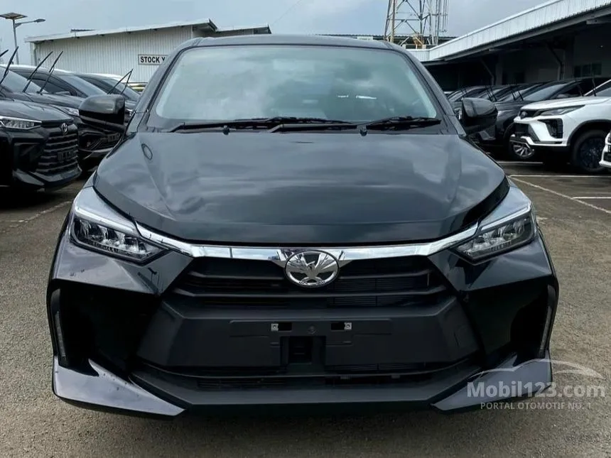 Jual Mobil Toyota Agya 2024 G 1.2 di Lampung Manual Hatchback Hitam Rp 135.000.000
