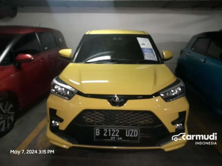 Jual Mobil Toyota Raize 2021 GR Sport TSS 1.0 di Banten Automatic Wagon Kuning Rp 217.000.000