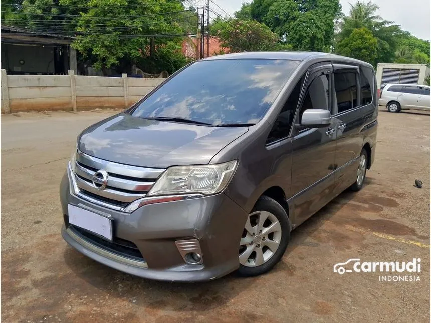 Jual Mobil Nissan Serena 2013 Highway Star 2.0 di DKI Jakarta Automatic MPV Abu