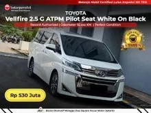 2019 Toyota Vellfire 2.5 G MPV ATPM Pilot Seat AT 2019 2020 [ GARANSI 5TH ]