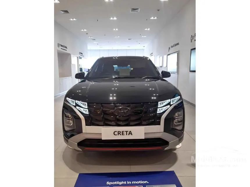 Jual Mobil Hyundai Creta 2024 Prime 1.5 di Jawa Barat Automatic SUV Hitam Rp 357.000.000