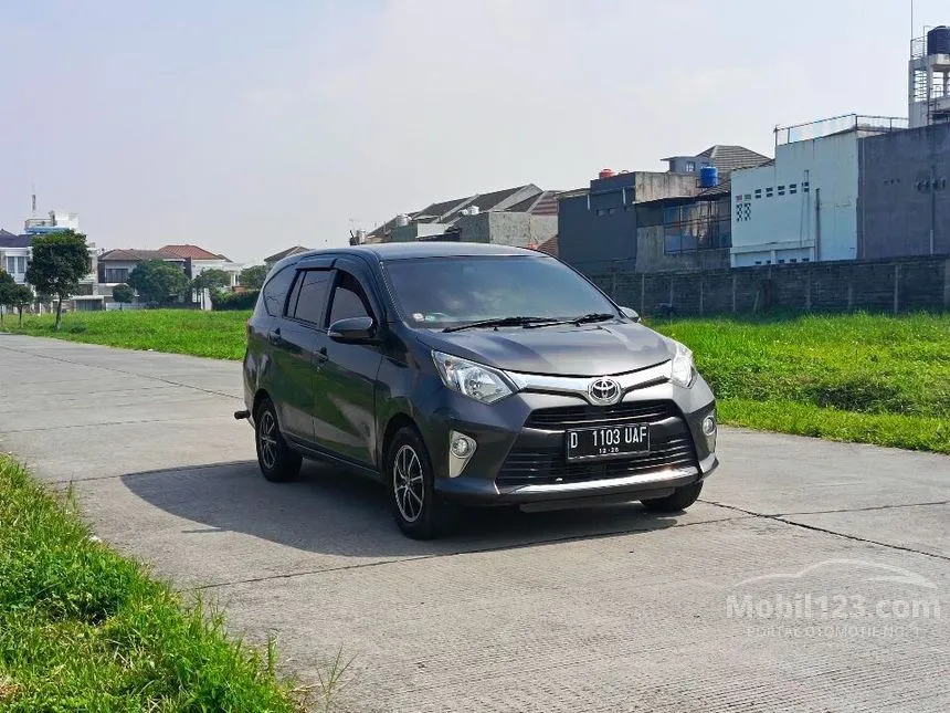 Jual Mobil Toyota Calya 2016 G 1.2 di Jawa Barat Manual MPV Abu