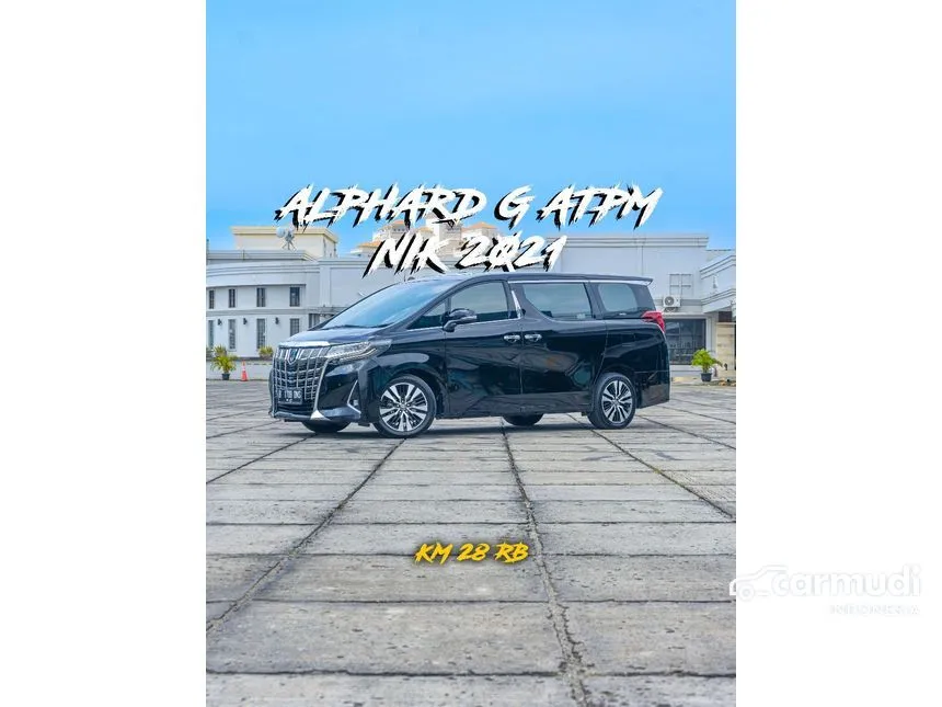Jual Mobil Toyota Alphard 2021 G 2.5 di DKI Jakarta Automatic MPV Hitam Rp 854.000.000