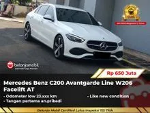 2022 Mercedes-Benz C200 1.5 Avantgarde Line Sedan W206 Facelift AT Putih NIK 2022 [LOW KM 23RB]