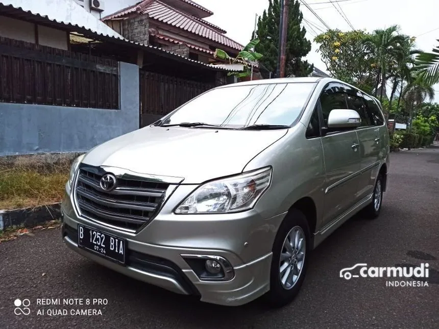 Jual Mobil Toyota Kijang Innova 2014 V Luxury 2.0 di DKI Jakarta Automatic MPV Silver Rp 180.000.000