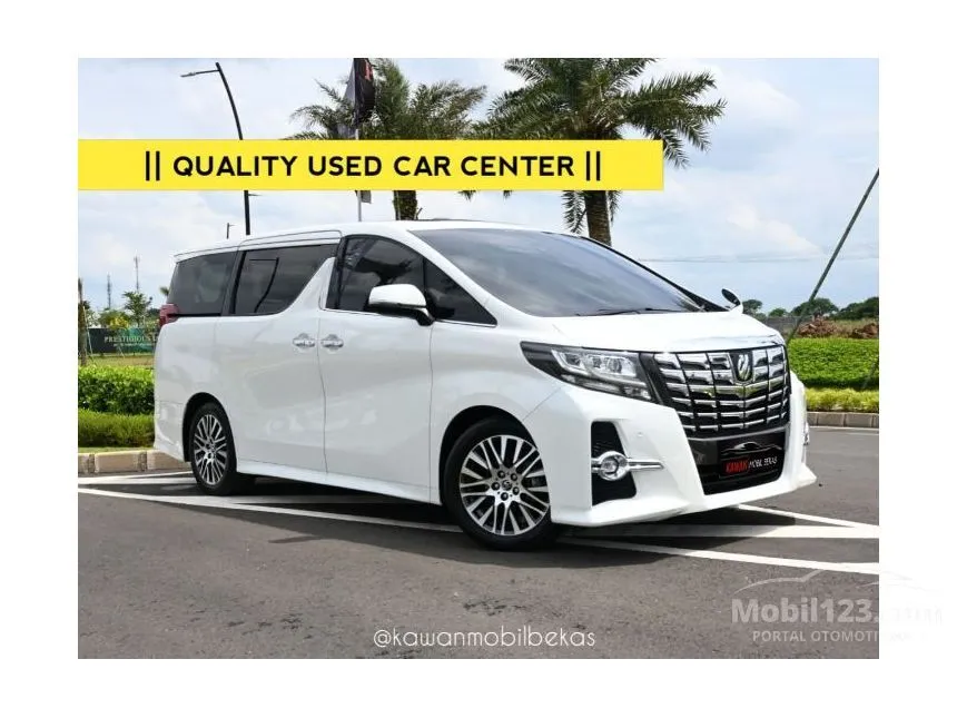 Jual Mobil Toyota Alphard 2015 SC 2.4 di DKI Jakarta Automatic MPV Putih Rp 555.000.000