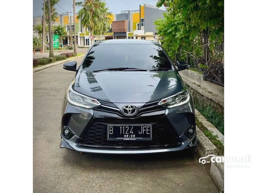 Jual Mobil Toyota Yaris 2021 TRD Sportivo 1.5 di Jawa Barat Automatic Hatchback Abu