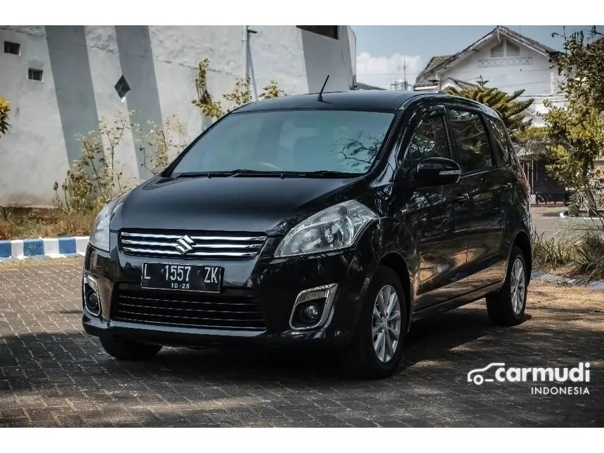 Jual Mobil Suzuki Ertiga 2014 GL 1.4 di Jawa Timur Automatic MPV Hitam Rp 132.500.000