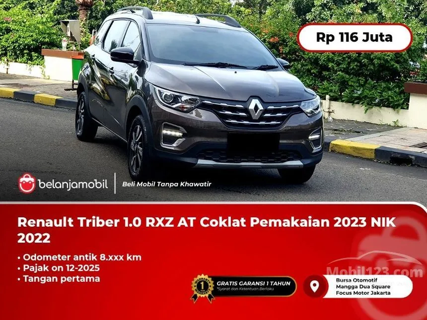 Jual Mobil Renault Triber 2022 RXZ 1.0 di Jawa Barat Automatic Wagon Coklat Rp 116.000.000