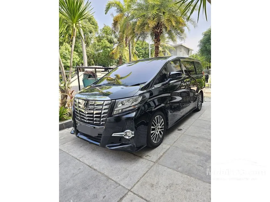 Jual Mobil Toyota Alphard 2015 G S C Package 2.5 di DKI Jakarta Automatic Van Wagon Hitam Rp 650.000.000