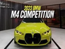 2023 BMW M4 3.0 Competition Coupe Yellow on White/Black White Black Kuning M 4