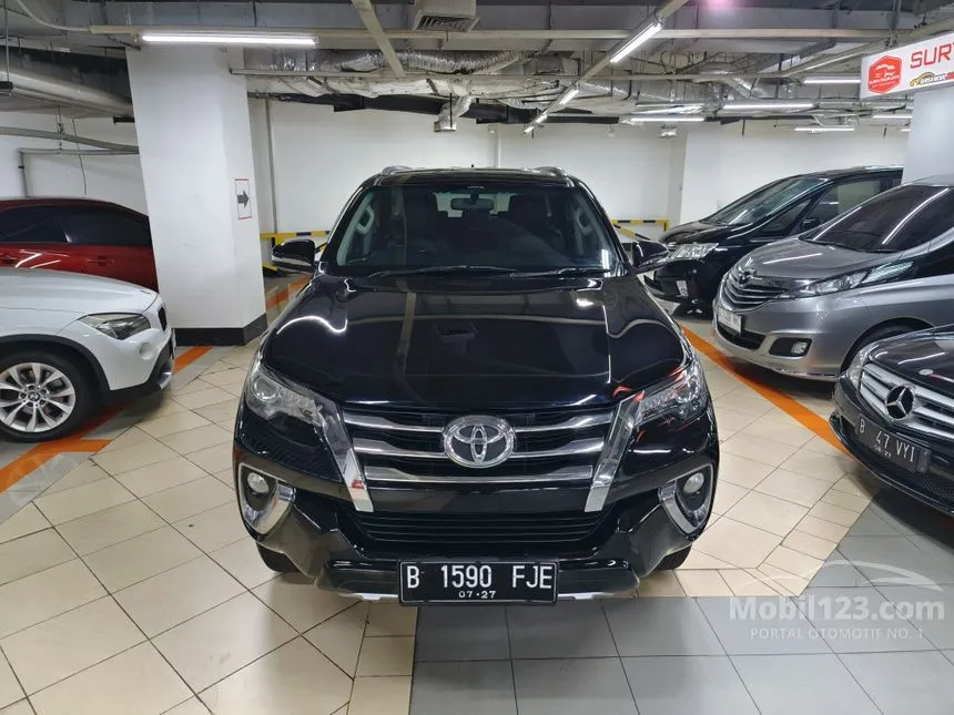 Jual Mobil Toyota Fortuner 2017 VRZ 2.4 di DKI Jakarta Automatic SUV Hitam Rp 400.000.000