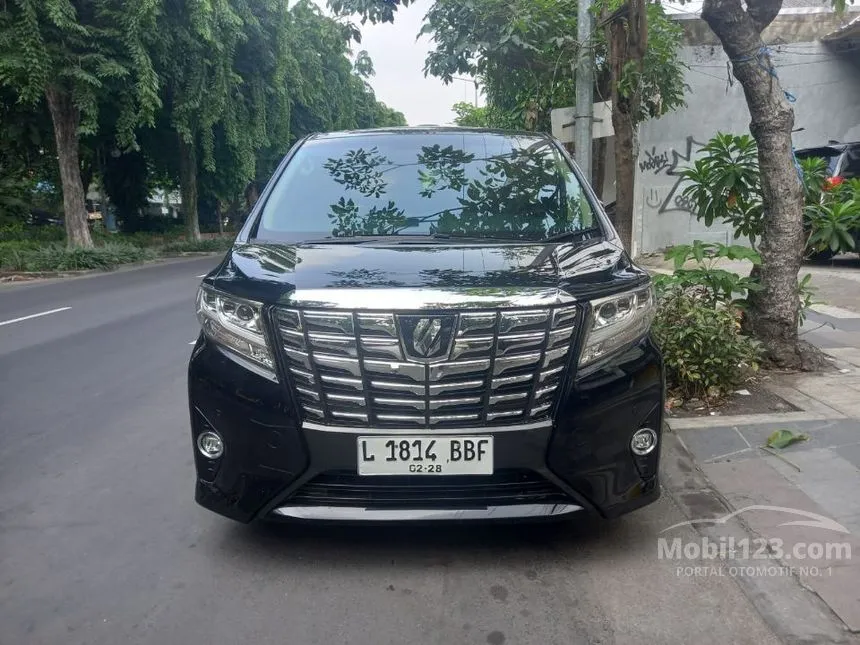 Jual Mobil Toyota Alphard 2017 G 2.5 di Jawa Timur Automatic MPV Hitam Rp 760.000.000