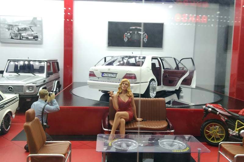 Intip Diorama dan Diecast Mercedes-Benz di Pameran Mobil Klasik 5