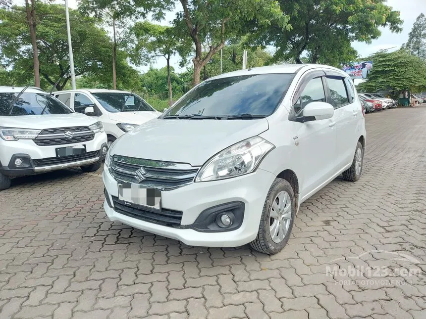 Jual Mobil Suzuki Ertiga 2017 GL 1.4 di Banten Manual MPV Putih Rp 127.500.000