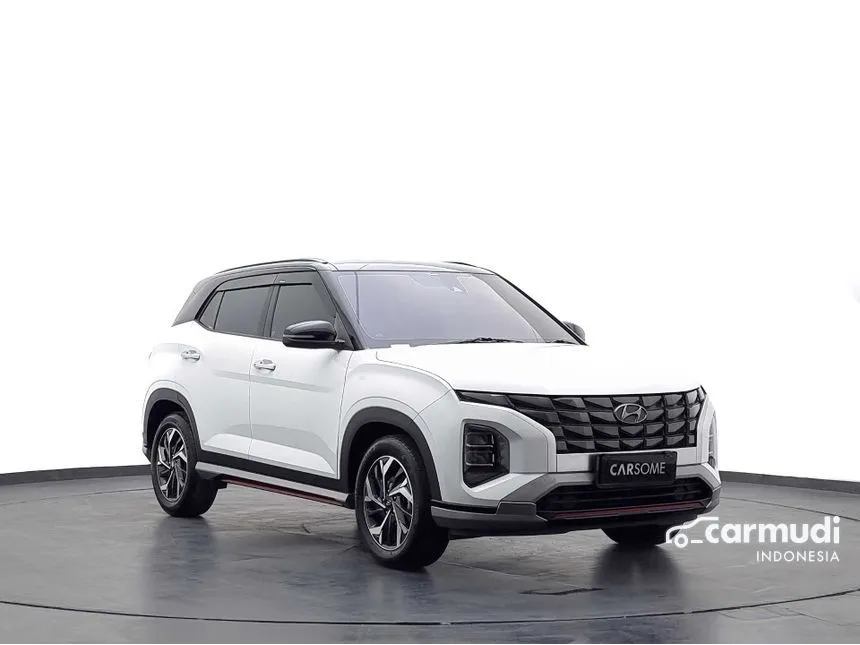 Jual Mobil Hyundai Creta 2022 Prime 1.5 di Banten Automatic SUV Hitam Rp 289.000.000
