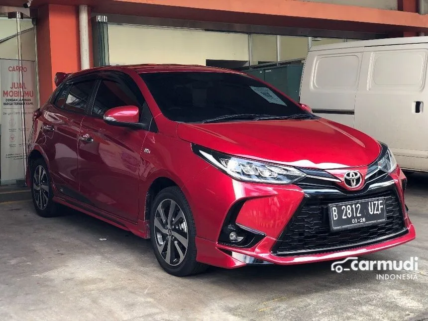 Jual Mobil Toyota Yaris 2021 S GR Sport 1.5 di Banten Automatic Hatchback Merah Rp 227.000.000
