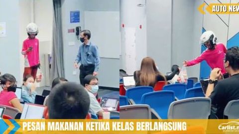 Rider Foodpanda Terjah Dewan Kuliah – Hantar Makanan Pelajar Kebulur