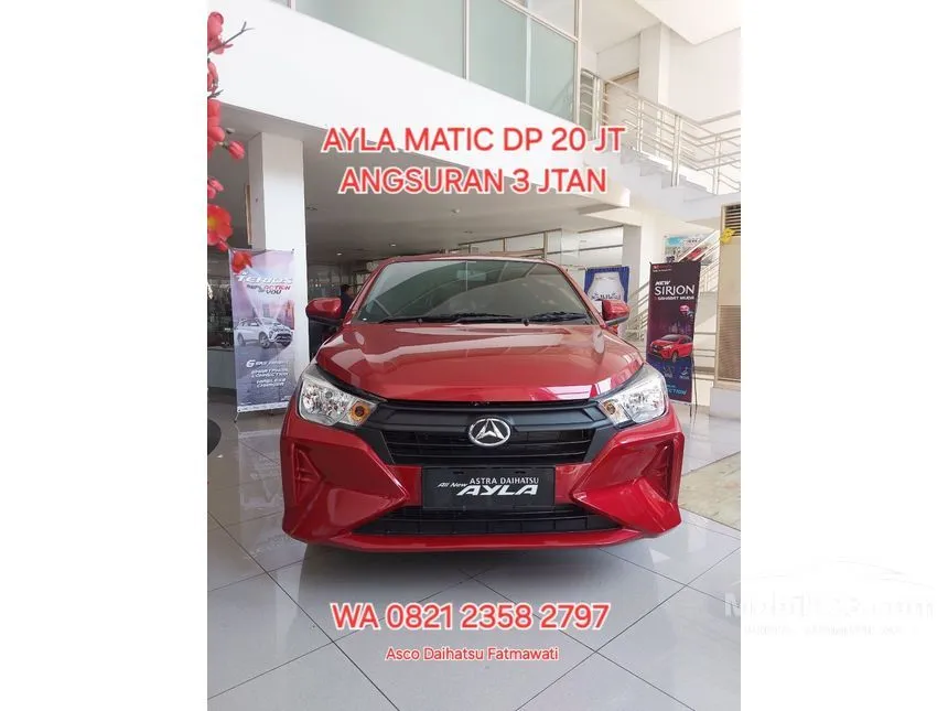 Jual Mobil Daihatsu Ayla 2024 X 1.0 di DKI Jakarta Automatic Hatchback Marun Rp 163.000.000