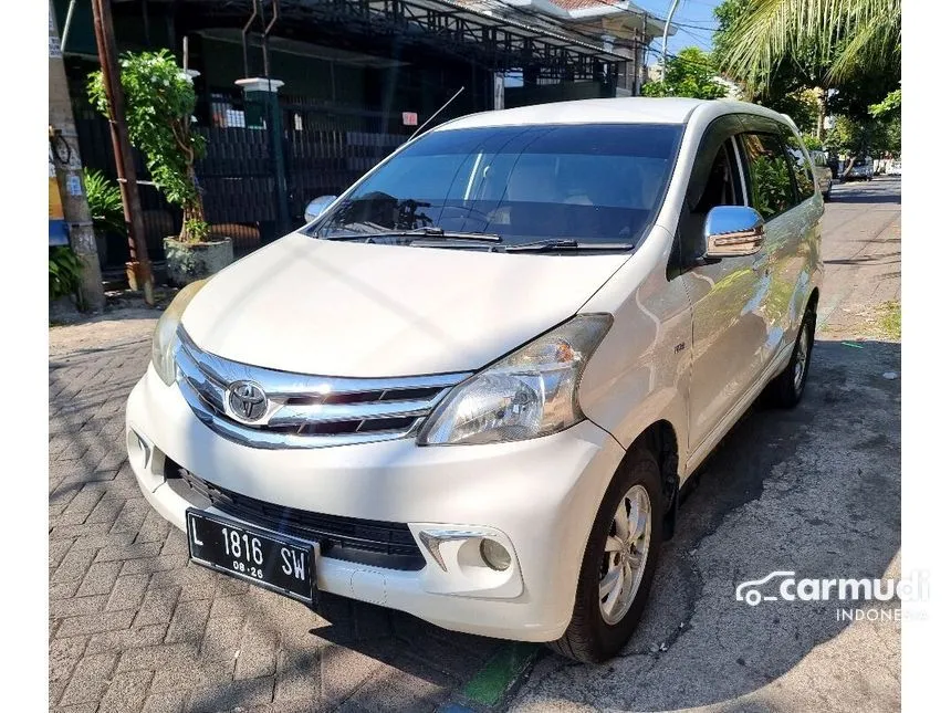 Jual Mobil Toyota Avanza 2014 G 1.3 di Jawa Timur Manual MPV Putih Rp 129.000.000