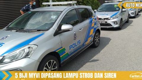 Myvi Jadi Kereta Peronda - Projek CSR Perodua & Polis