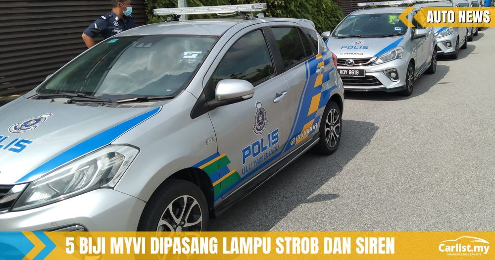 Myvi Jadi Kereta Peronda - Projek CSR Perodua & Polis