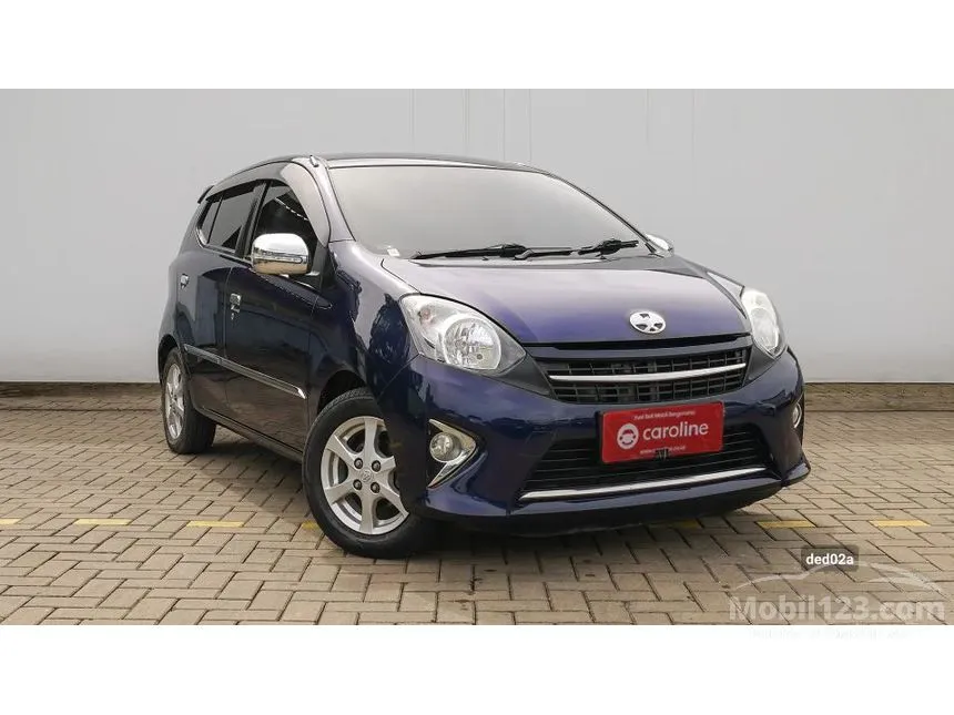 Jual Mobil Toyota Agya 2015 G 1.0 di Jawa Barat Automatic Hatchback Biru Rp 94.000.000