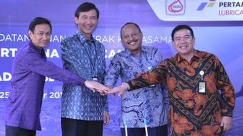PT Pertamina Lubricants dan PT Badak NGL Jalin Kerjasama
