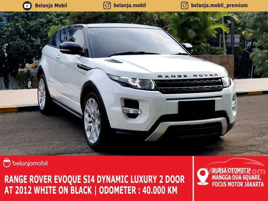 Jual Mobil Land Rover Range Rover Evoque 2012 Dynamic Luxury Si4 2.0 di DKI Jakarta Automatic SUV Putih Rp 450.000.000