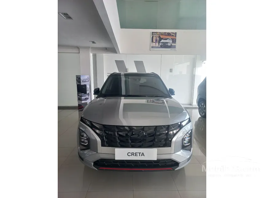Jual Mobil Hyundai Creta 2024 Prime 1.5 di Banten Automatic SUV Silver Rp 355.000.000