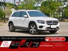2021 Mercedes-Benz GLB200 1.3 Progressive Line SUV 7-Seaters Polar White Odo 41 Rb (ANTIK) HARGA TERENDAH