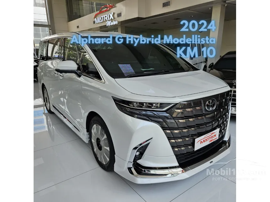 Jual Mobil Toyota Alphard 2024 HEV Modellista 2.5 di DKI Jakarta Automatic MPV Putih Rp 1.925.000.000